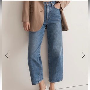 Madewell Perfect Vintage Jean Wide Leg Crop Jeans